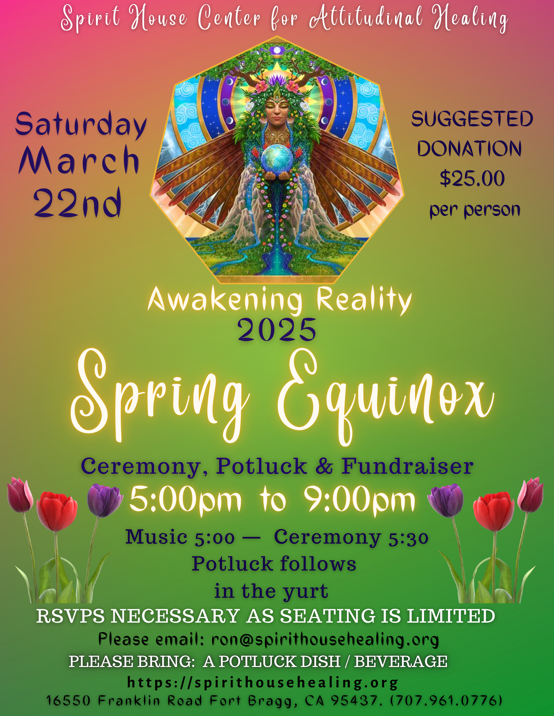 Read more about the article 2025 Spring Equinox – Pot Luck & Fund Raiser